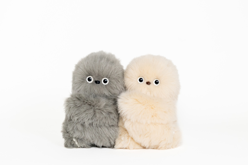 Two Mirumi bag charms