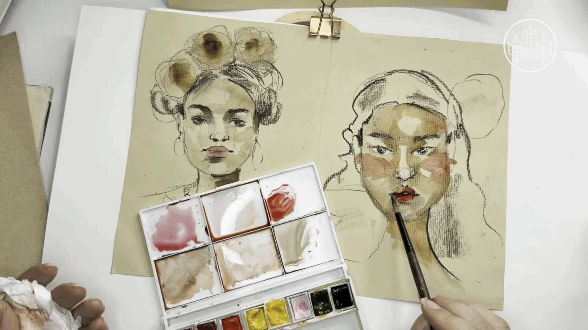 Mixed Media Portraits