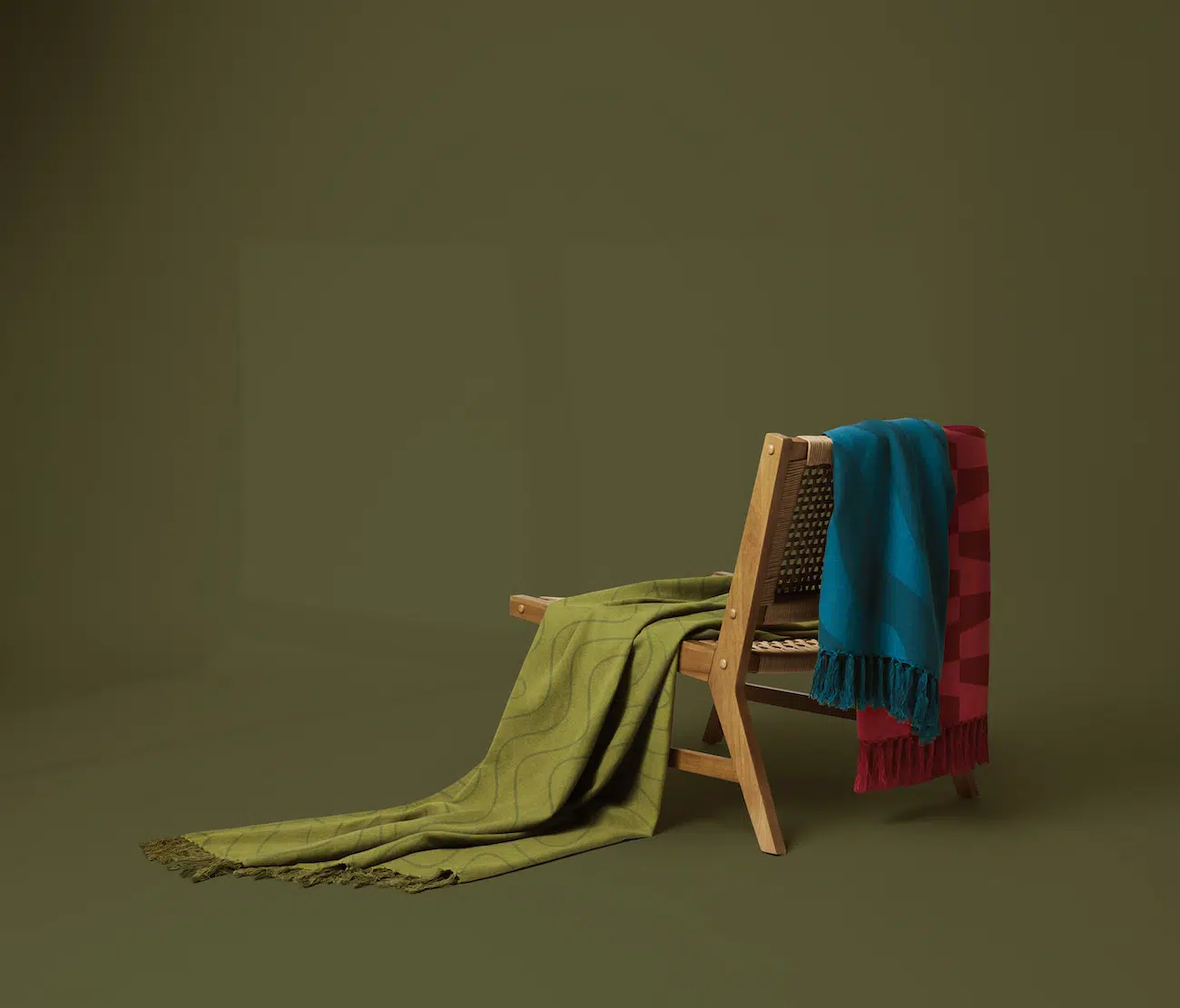 Blankets featured in the Temi Coker x Walmart collection