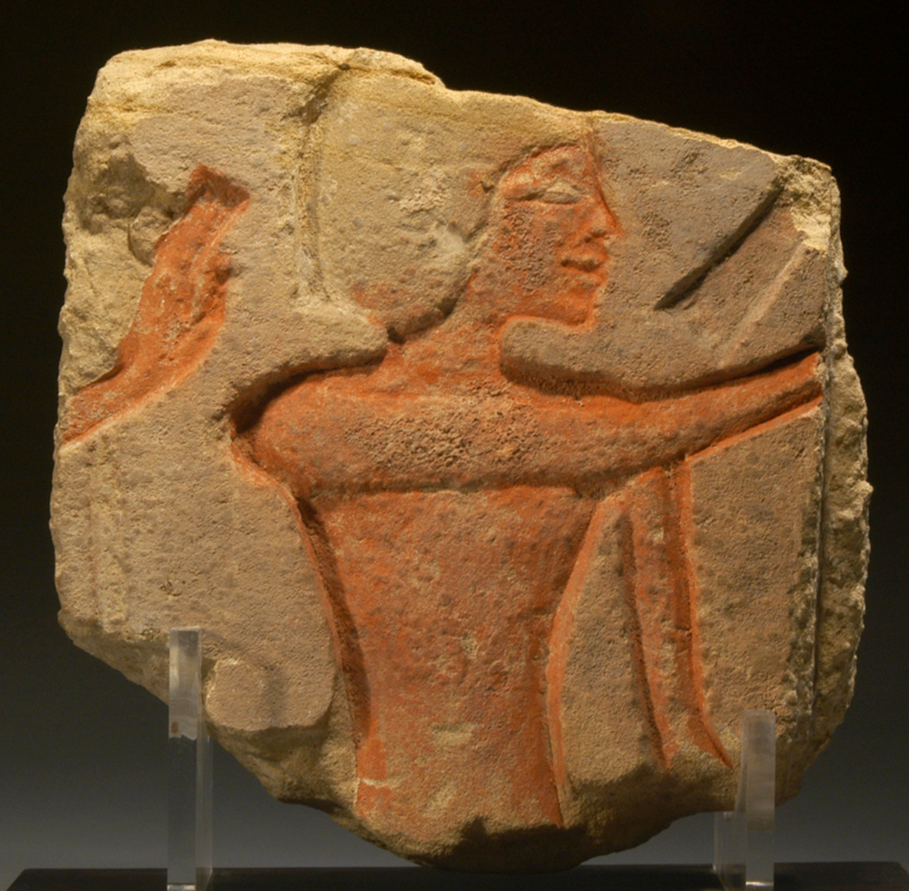 Egyptian Amarna relief, ca. 1350&ndash;1334 BCE. (Courtesy Hixenbaugh Ancient Art)