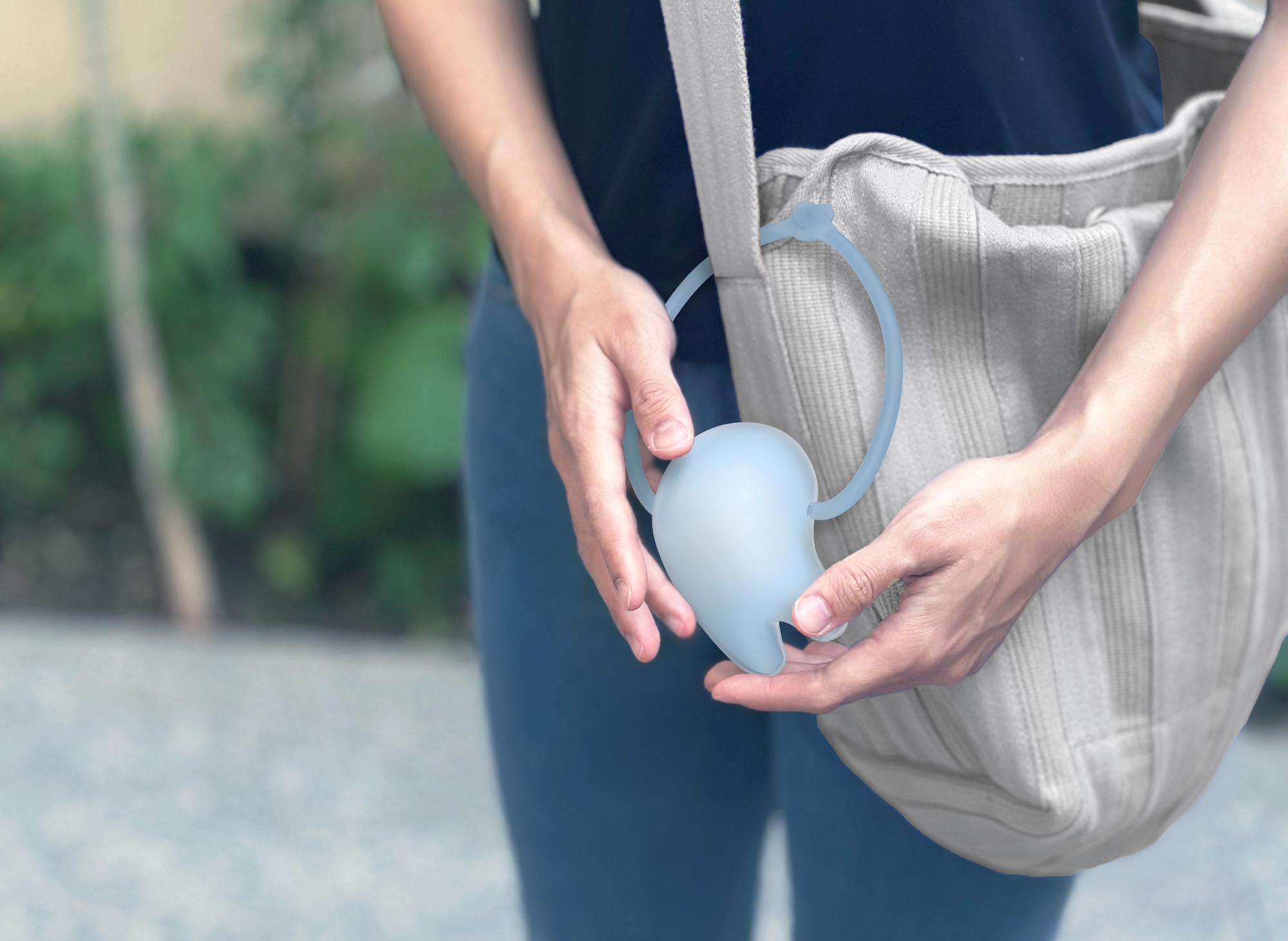 Visualization of the TruTru interactive companion, designed by JUE Design in partnership with the Intelligent Human-Machine Mechanical Interface Lab at the Hong Kong Polytechnic University.