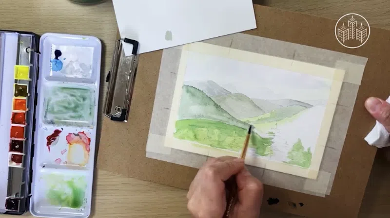 Watercolor Painting by Victoria Beyer