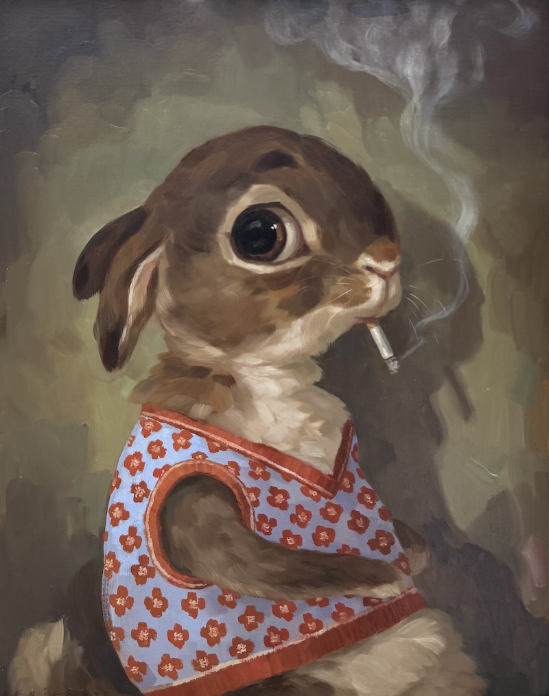 bunny smoking