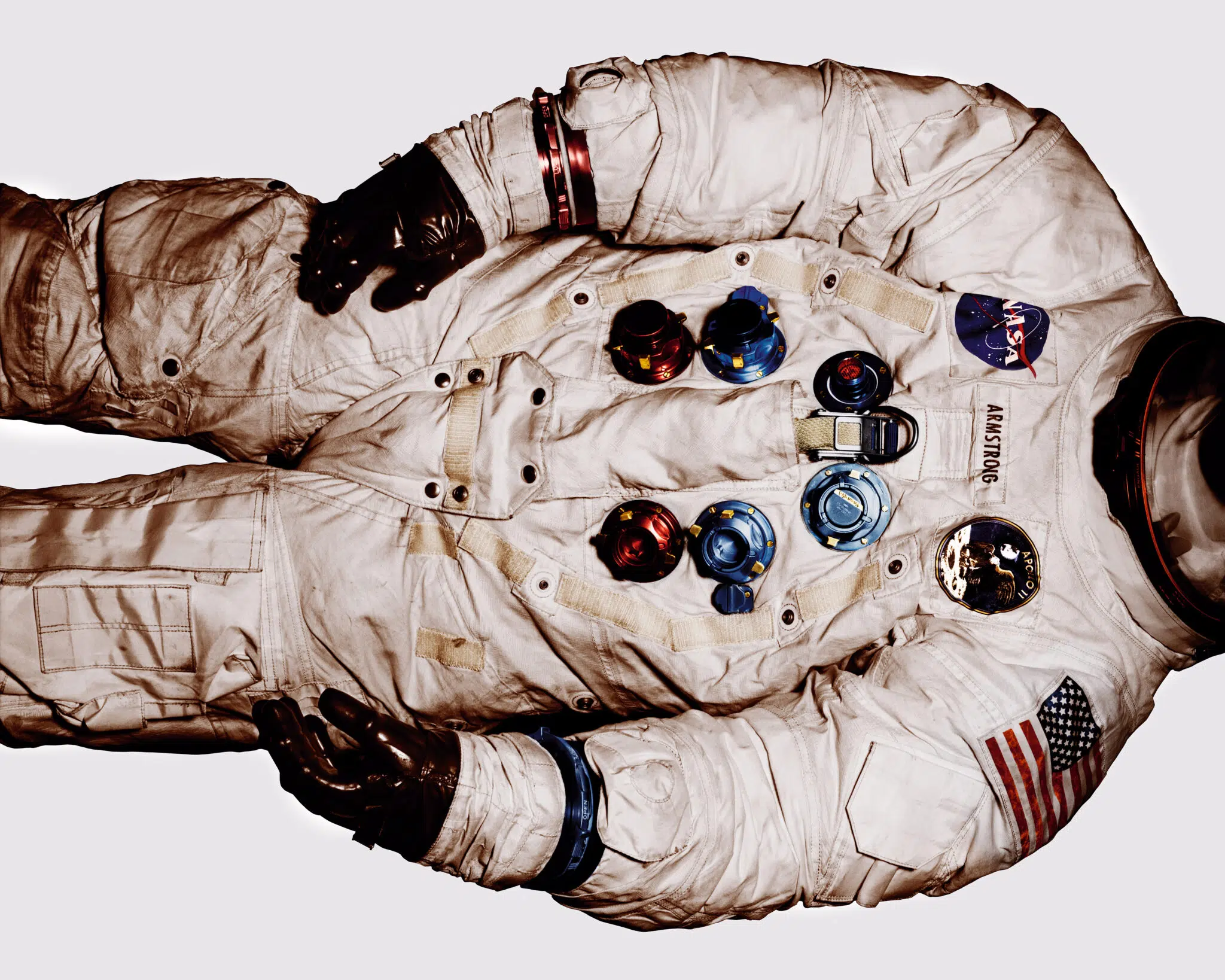 &ldquo;Neil Armstrong&rsquo;s Spacesuit from First Moonwalk,&ldquo; The Smithsonian Air & Space Museum, 1990