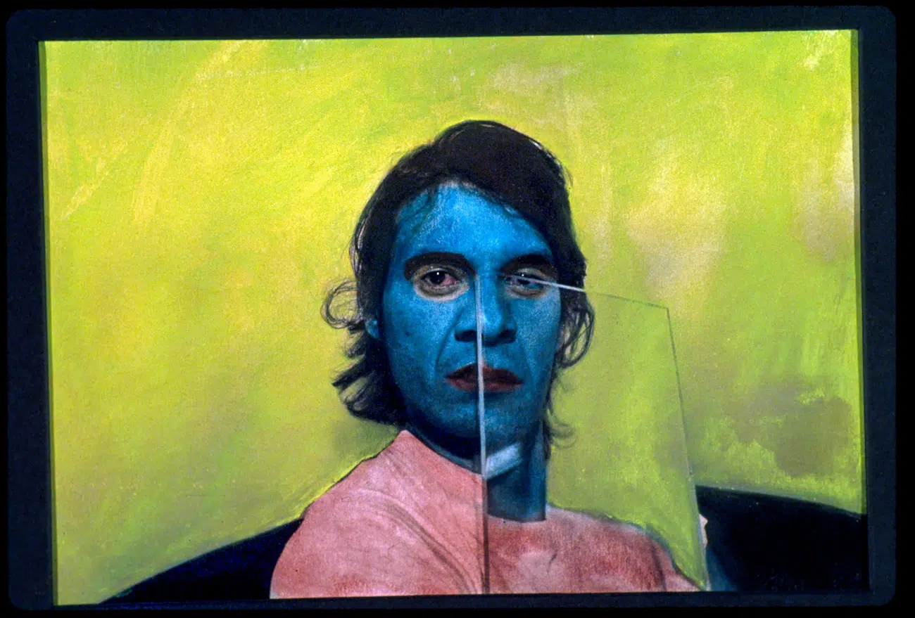 Ricardo Valverde "Portrait of the Artist as a Young(er) Man," 1991 Silver gelatin print with acrylic and hand-applied pigment, 6&frac12; x 10 in. Courtesy Esperanza Valverde, Los Angeles, CA