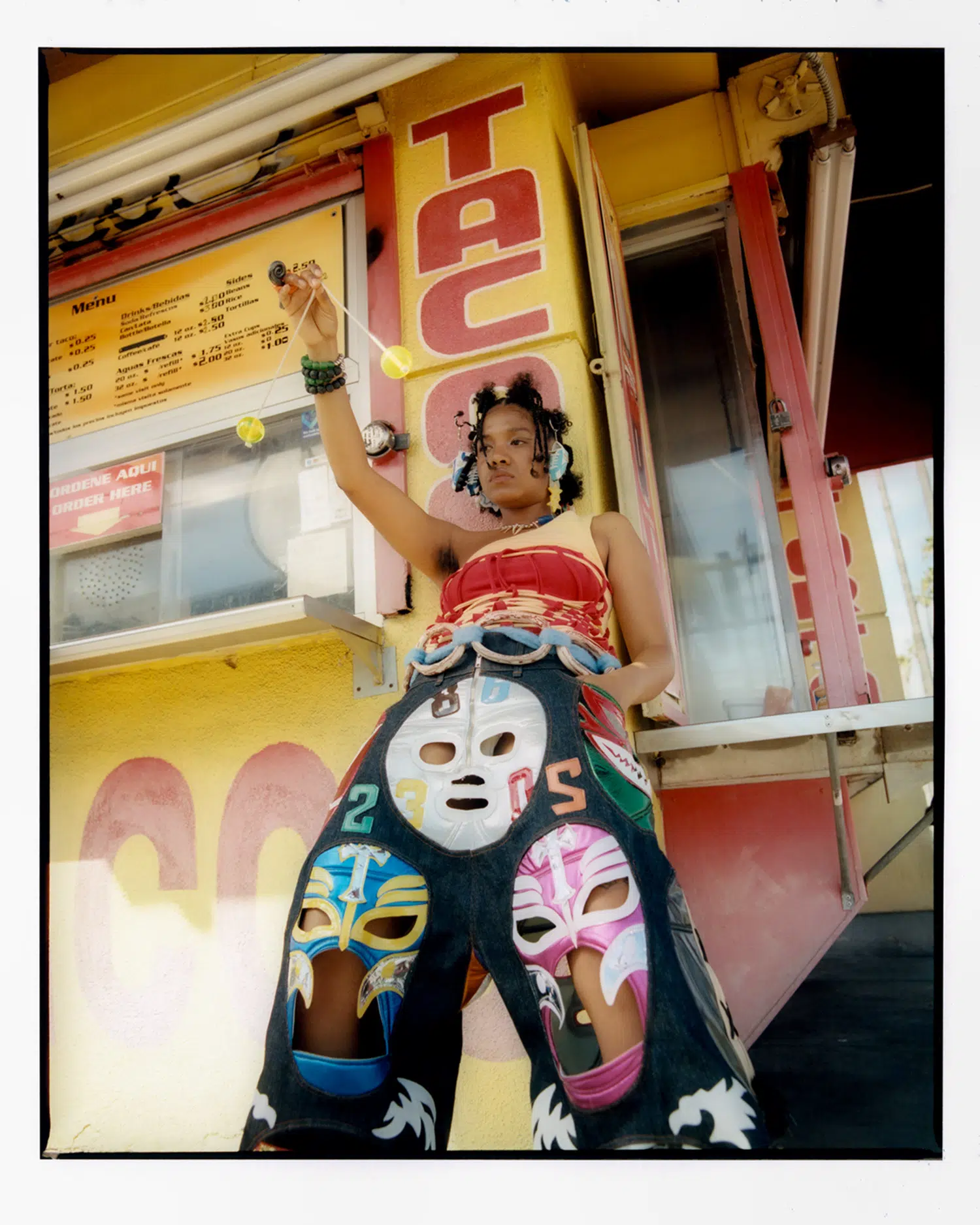 Thalia Gochez"Yo Soy Latina," 2024 Lightjet luster, 34 x 36 in. ed. 1/10, 120mm film photography