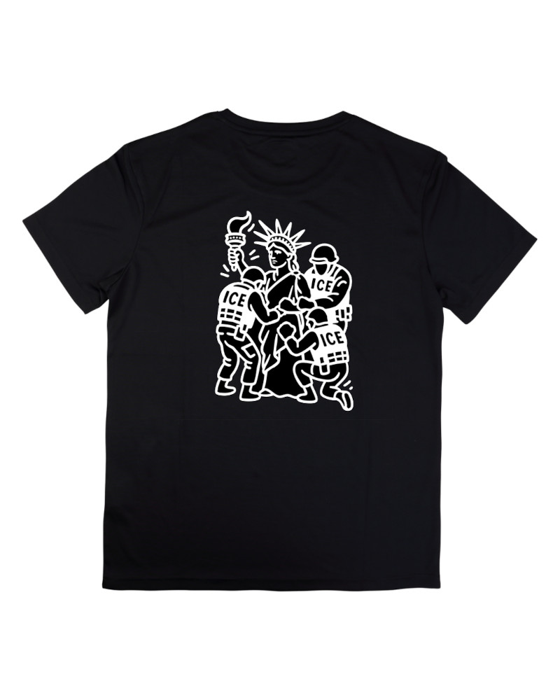 Attack on Liberty Mural by Clown Soldier