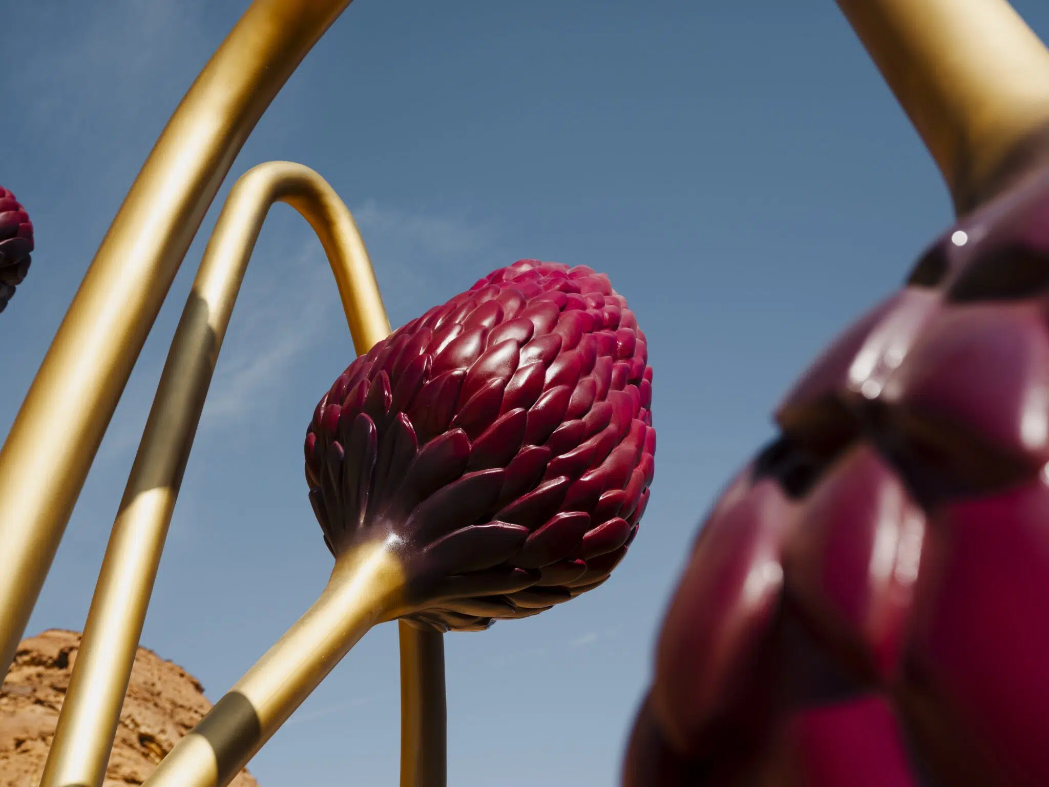 Maria Magdalena Campos-Pons, &ldquo;Imole Red,&rdquo; detail
