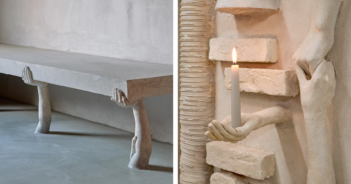 Body Parts Emerge From the Walls of This Surreal Art Bar in Rome