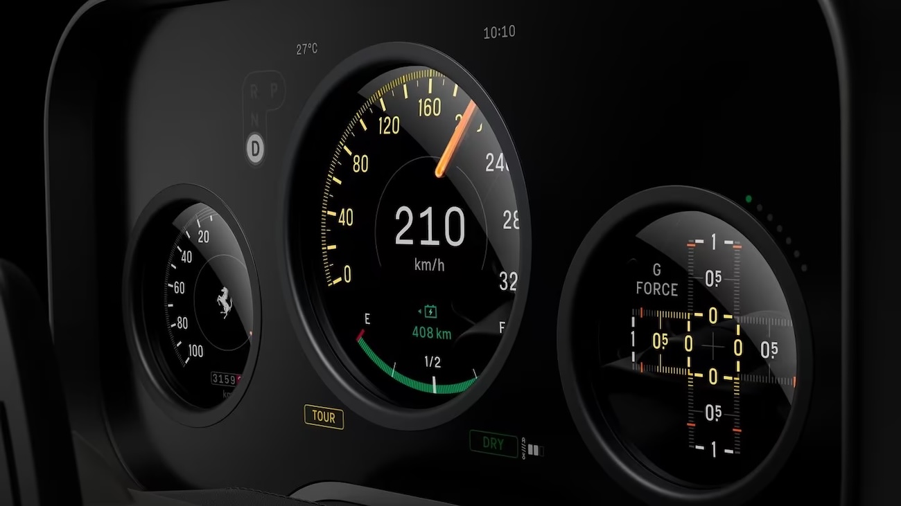 Ferrari Luce binnacle