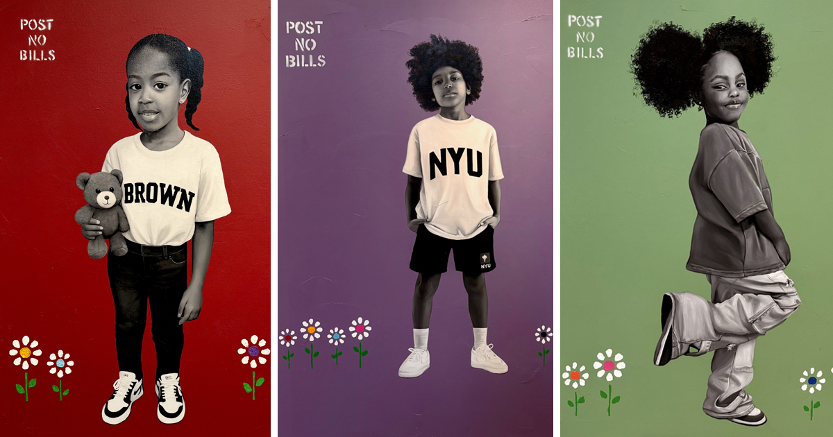 Artist Uses Pops of Color To Highlight Portraits of Black Kids and Teens [Interview]