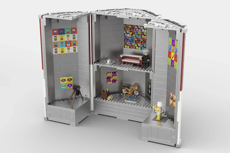 The Andy Warhol's Factory in a LEGO Campbell&rsquo;s Soup Can by HonorableImmenseWorriz