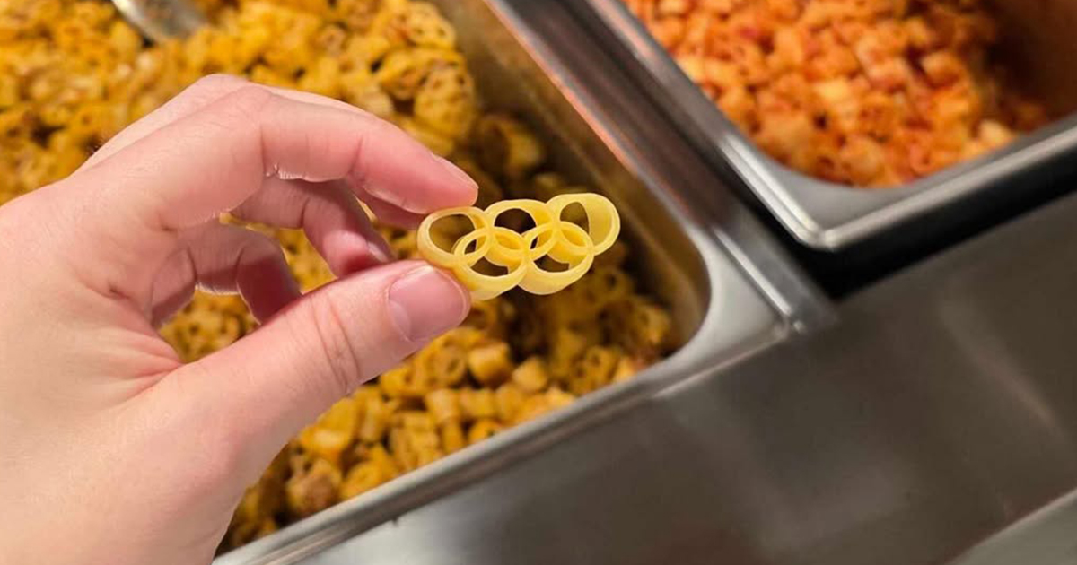 Olympic Rings Pasta Is the Most Popular Dish in the Athletes’ Village