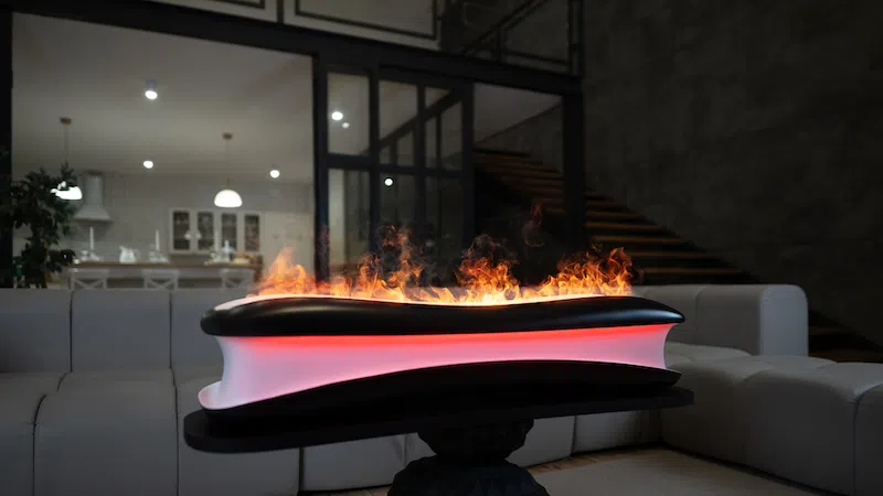 Pyrox Water Powered Fireplace