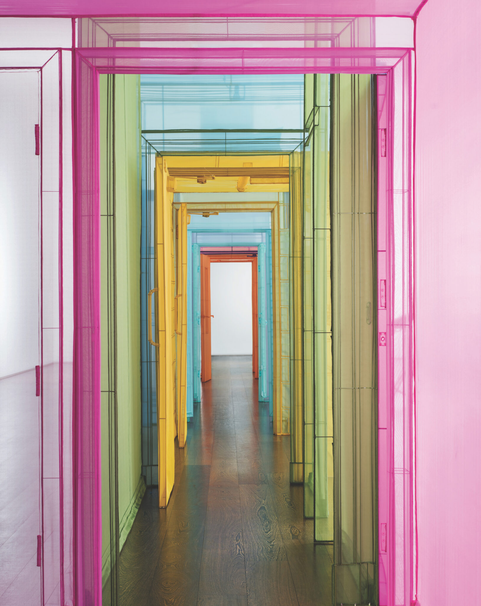 Installation view of &ldquo;Do Ho Suh: Passage/s,&rdquo; at Lehmann Maupin in New York, 2017. (Photo: Thierry Bal)