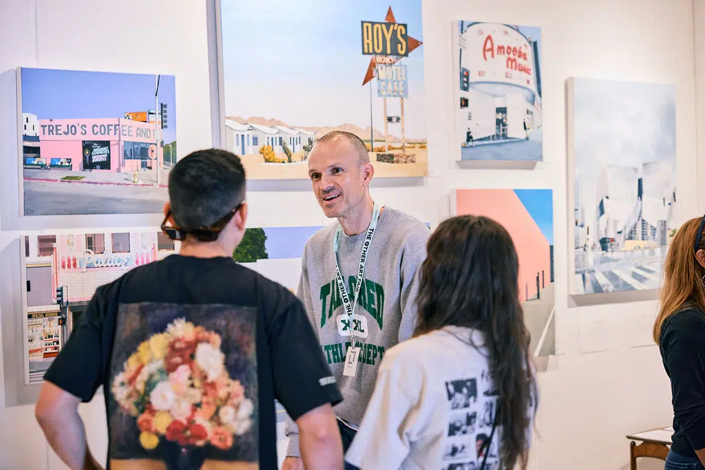 Installation view of the 2025 fall edition of the Other Art Fair in Los Angeles