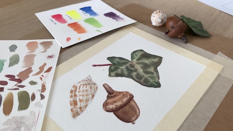 Watercolor Painting in Online Class