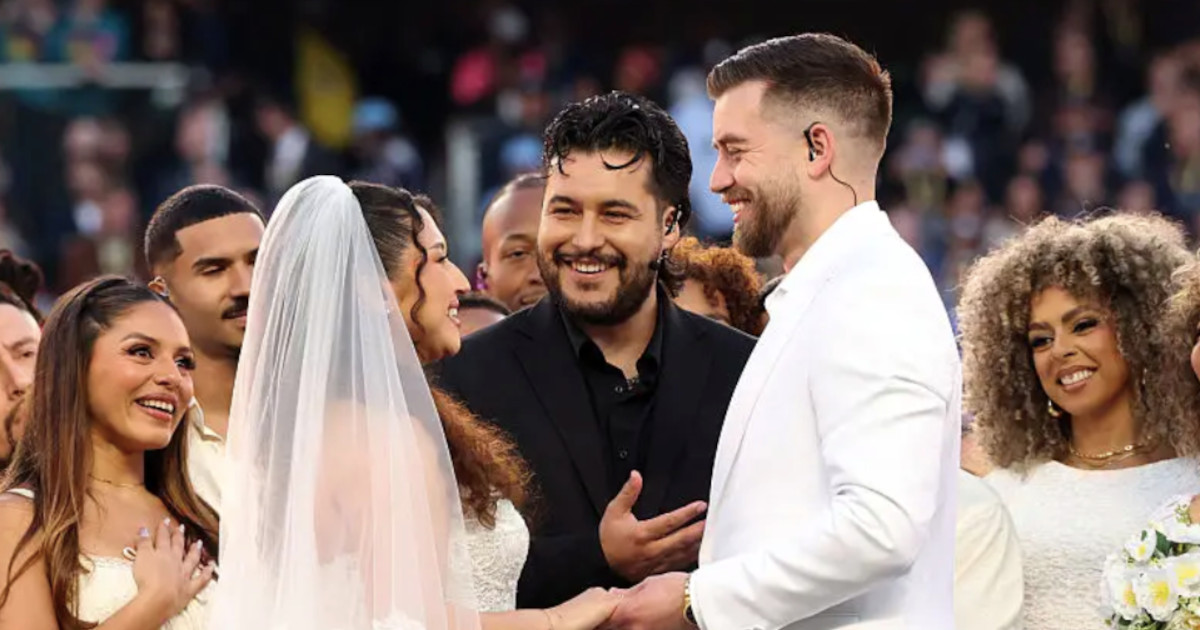 The Couple at Bad Bunny’s Halftime Show Is Real And Actually Got Married at the Super Bowl