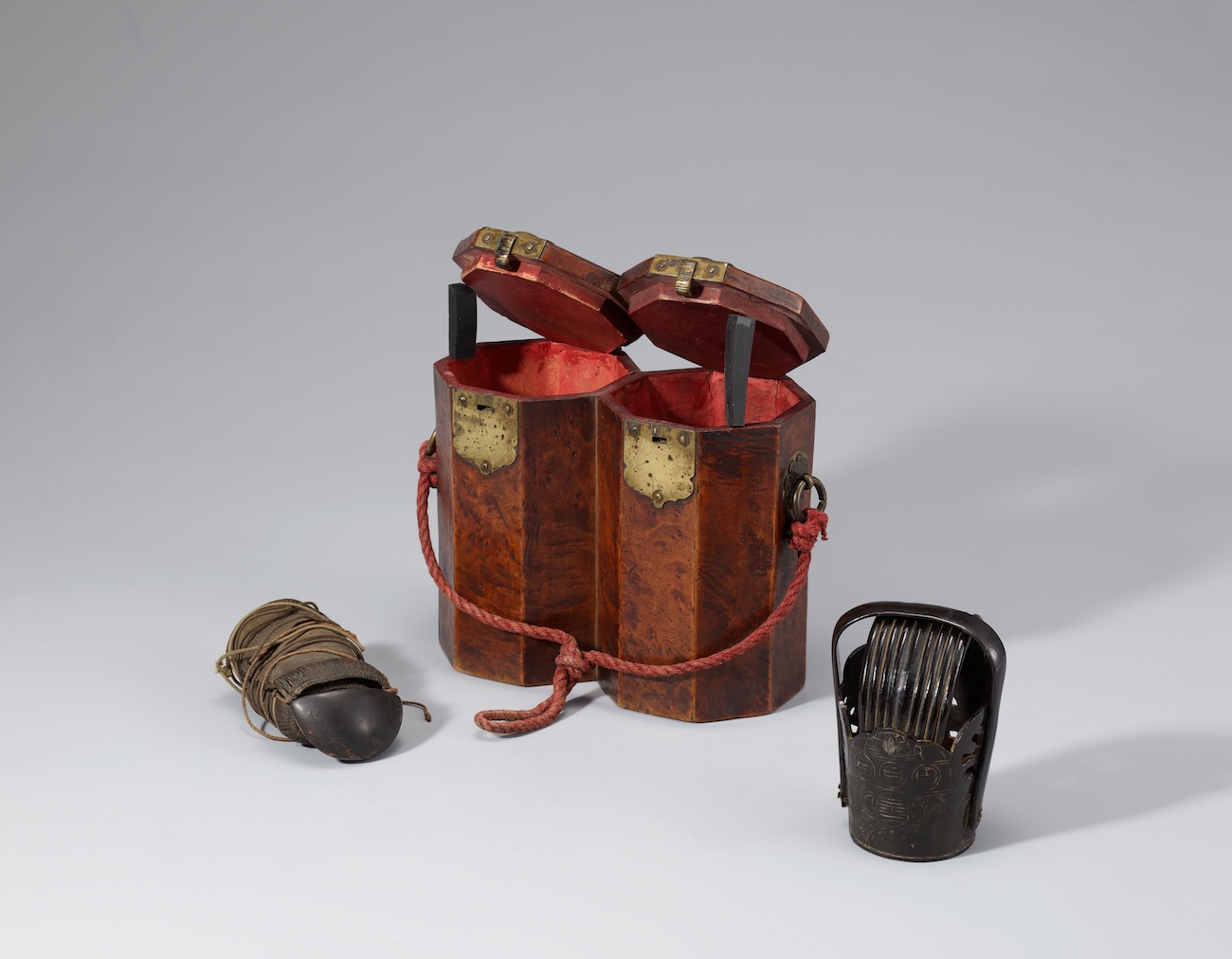 Headband, Topknot Cap, and Case