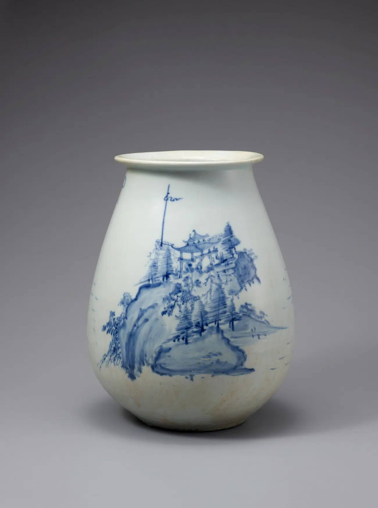 Vase with Landscape Motif