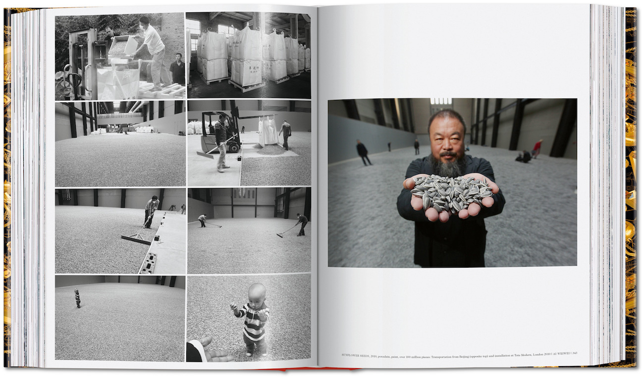 Spread from &ldquo;Ai Weiwei: Updated Edition,&rdquo; published by Taschen