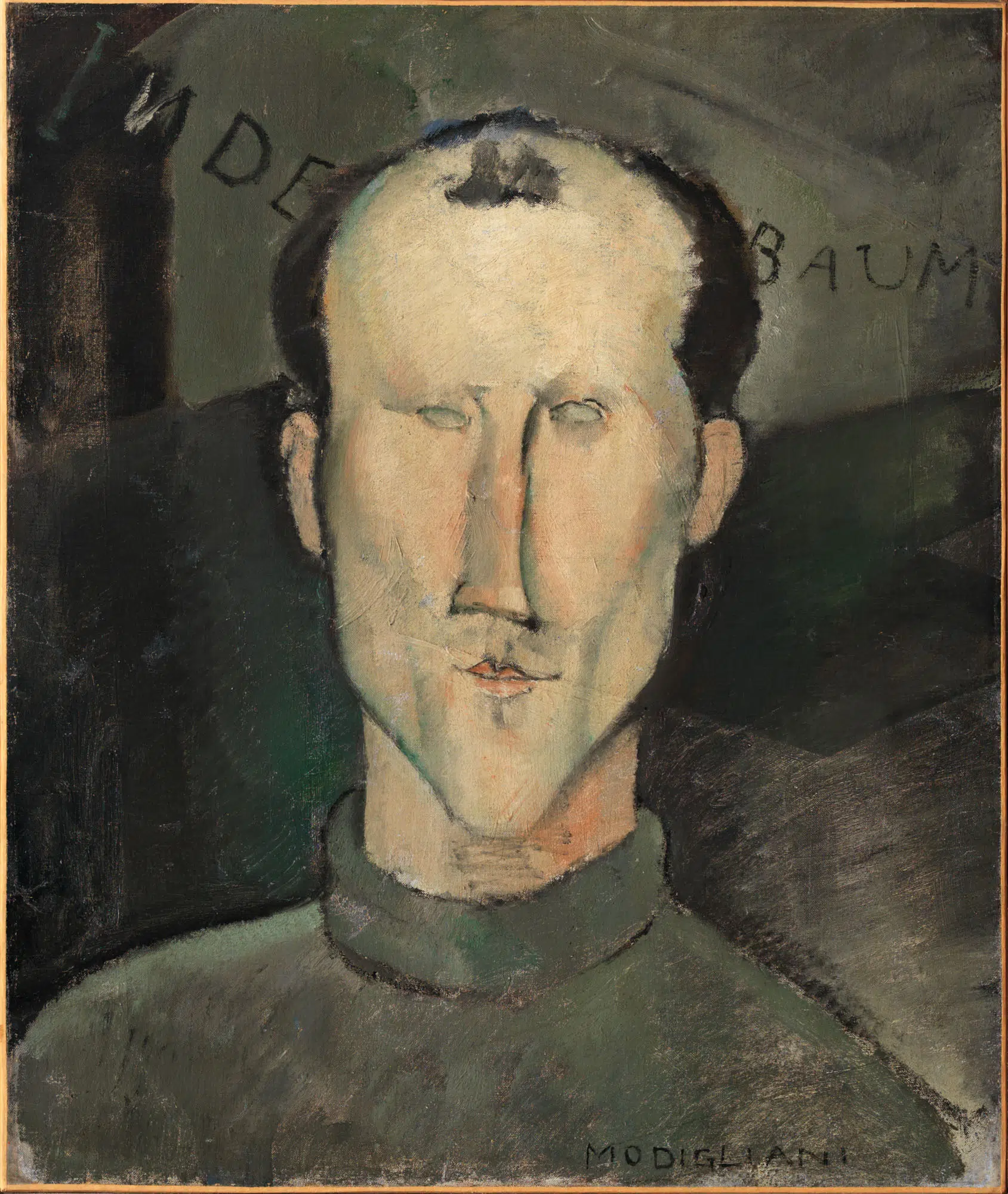 Amedeo Modigliani, &ldquo;L&eacute;on Indenbaum,&rdquo;1916. Oil on canvas