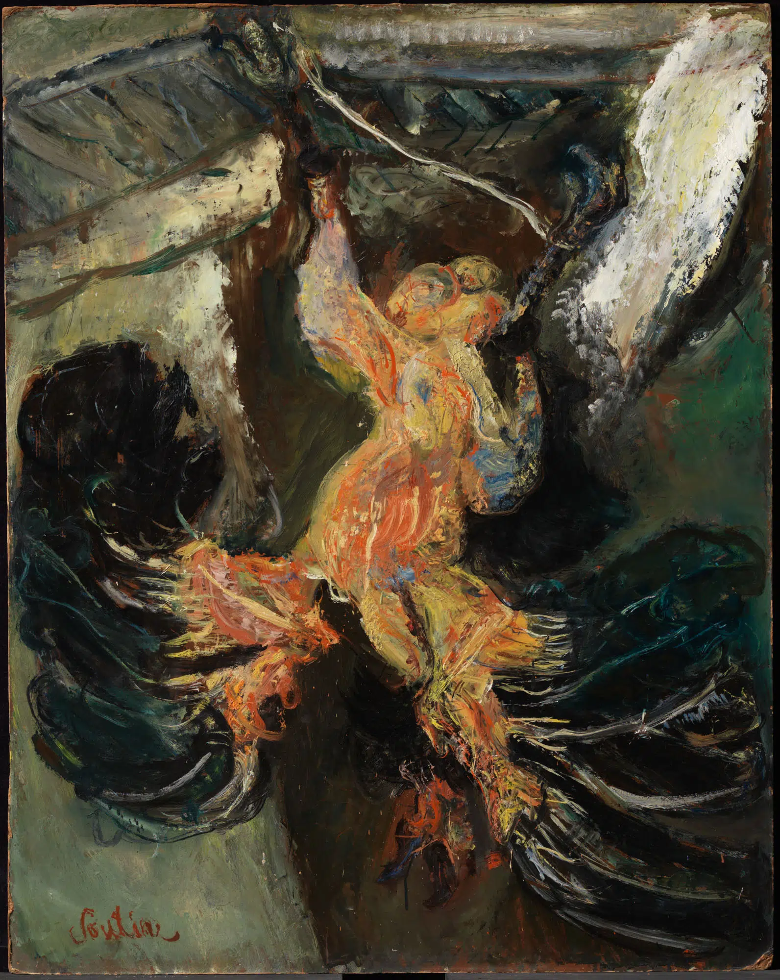 Chaim Soutine, &ldquo;Hanging Turkey,&rdquo; ca. 1925. Oil on canvas