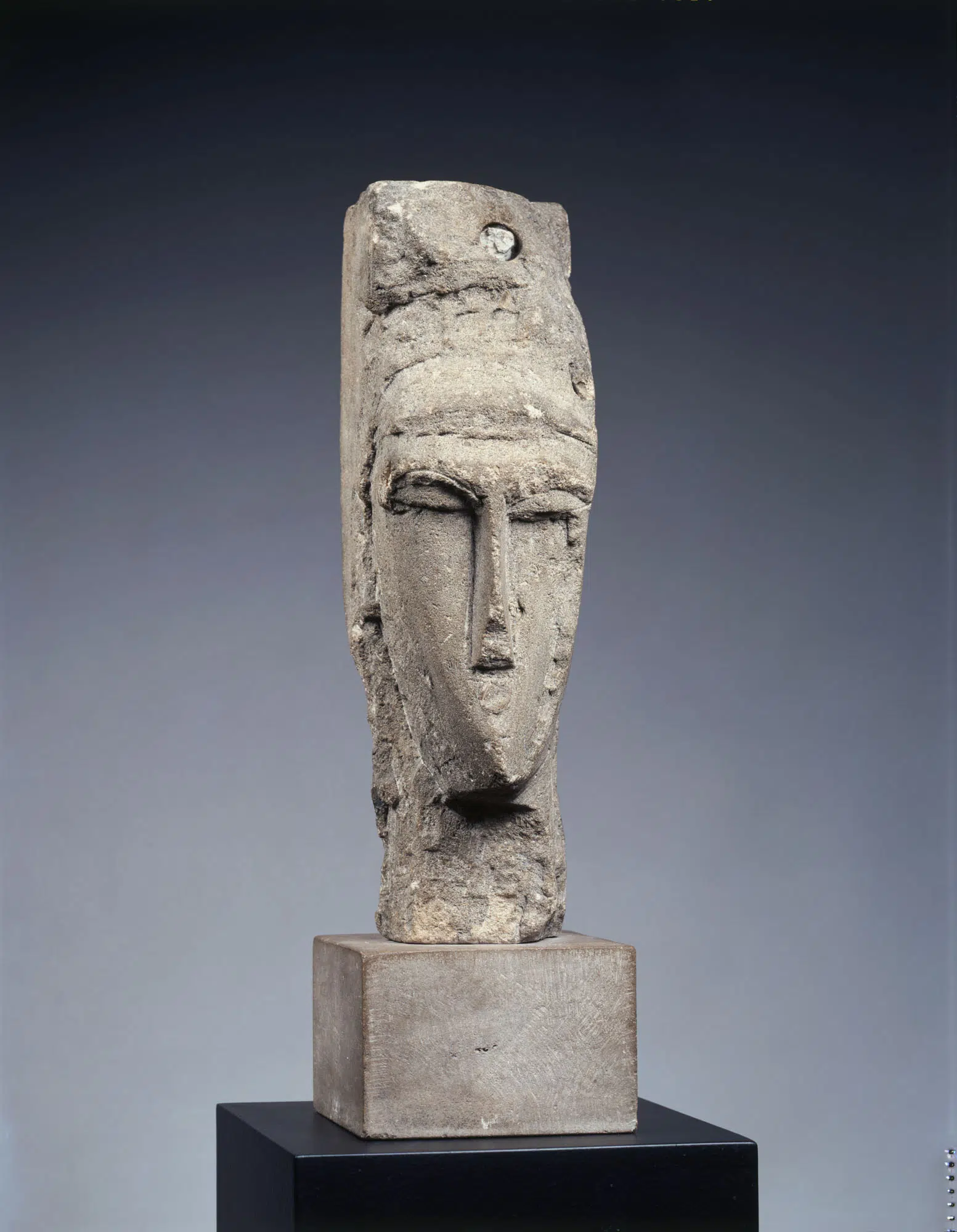 Amedeo Modigliani, &ldquo;Head,&rdquo; ca. 1910&ndash;11. Limestone.