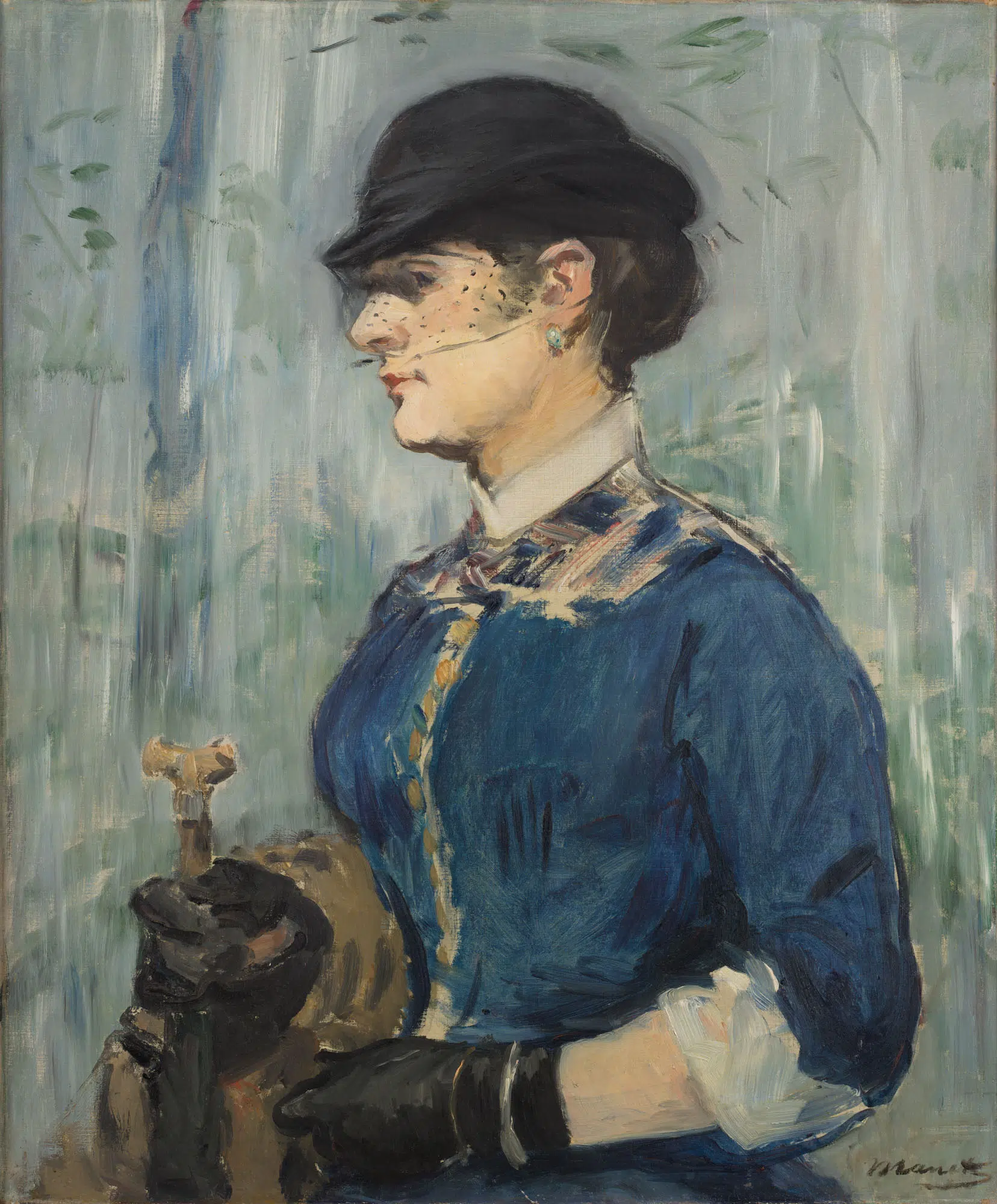 &Eacute;douard Manet, &ldquo;Young Woman in a Round Hat,&rdquo; ca. 1877&ndash;79. Oil on canvas.