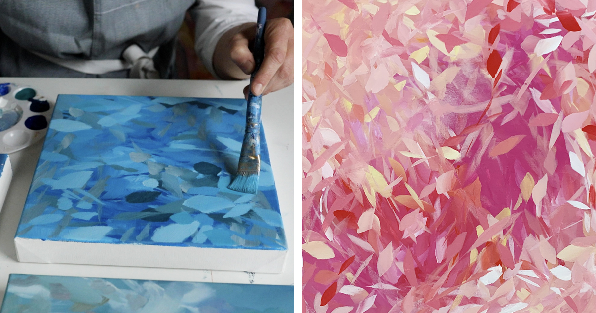 Create Dappled Light Art in This Fun Paint-Along Online Class