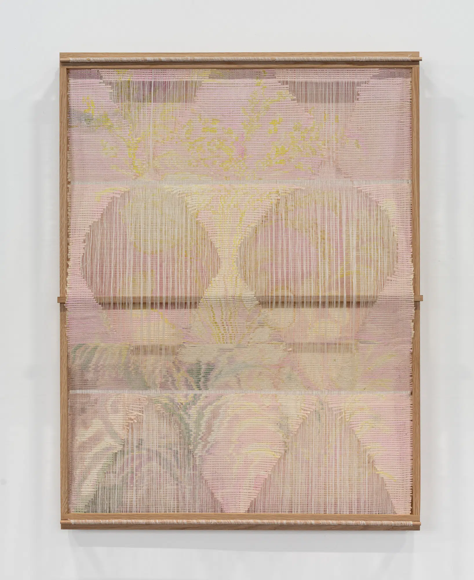 Fiber art panel by Elise Peroi