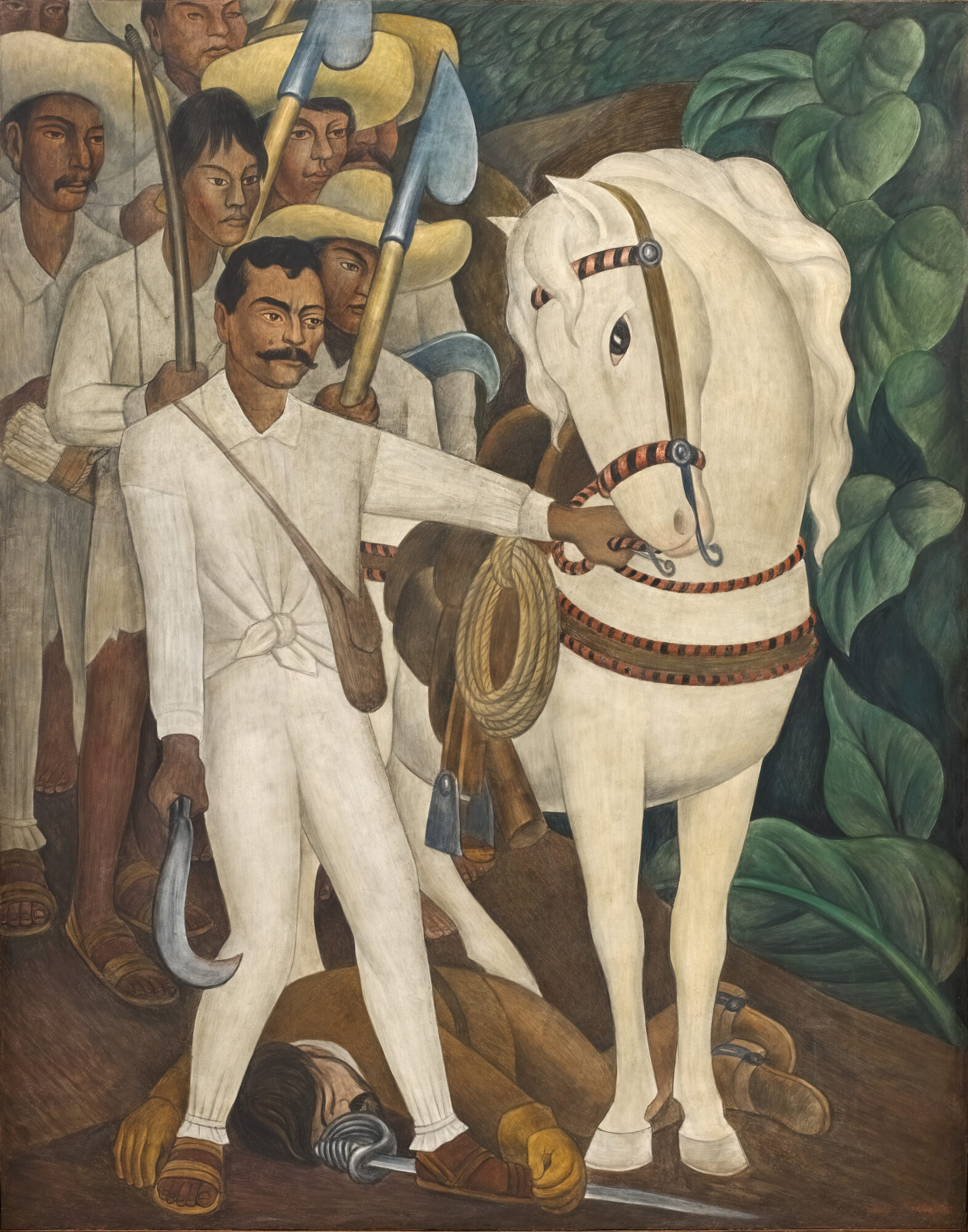 Diego Rivera, &ldquo;Agrarian Leader Zapata,&rdquo; 1931