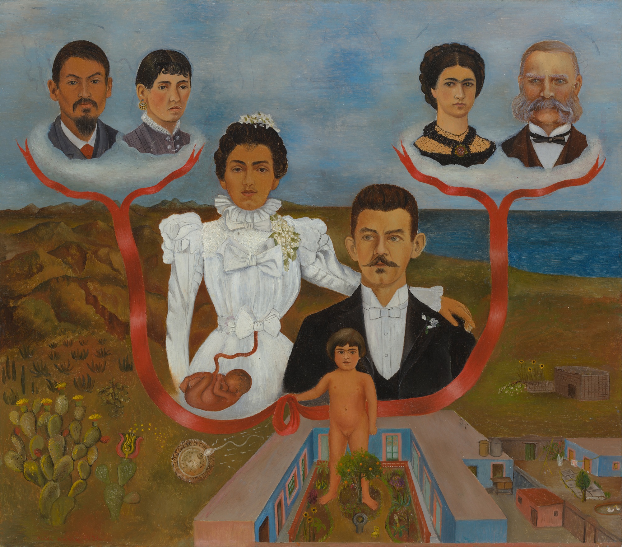 Frida Kahlo, &ldquo;My Grandparents, My Parents, and I,&rdquo; 1936