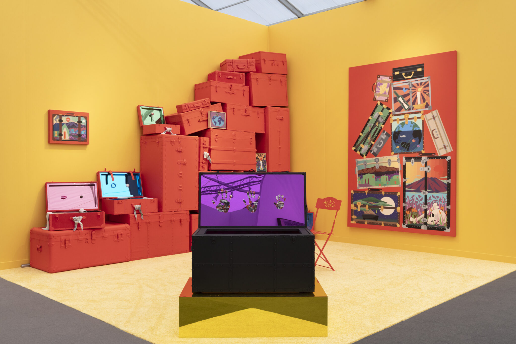 Installation view of Frieze Los Angeles, 2026