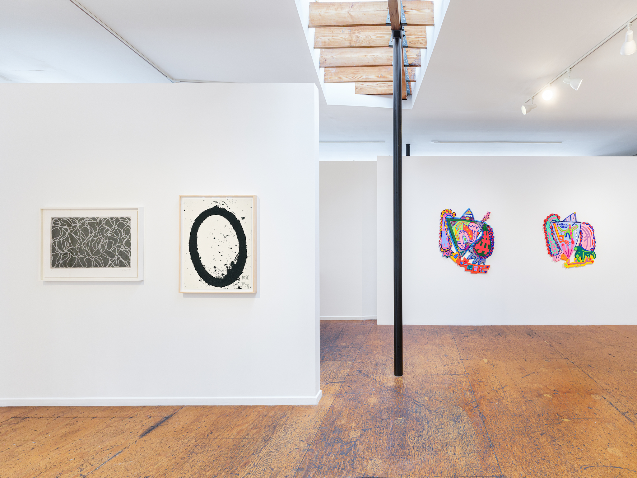 Installation view of “Impressions of Los Angeles: 60 Years of Printmaking” at Gemini G.E.L. in Los Angeles, open through May 1, 2026.