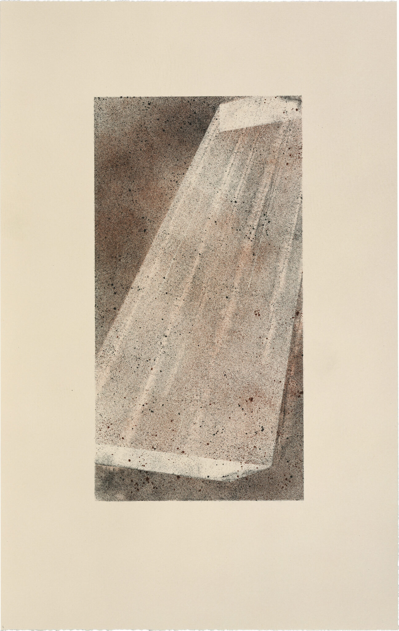 Ed Ruscha, “Bolt II,” 1998. 2 color lithograph, edition of 35