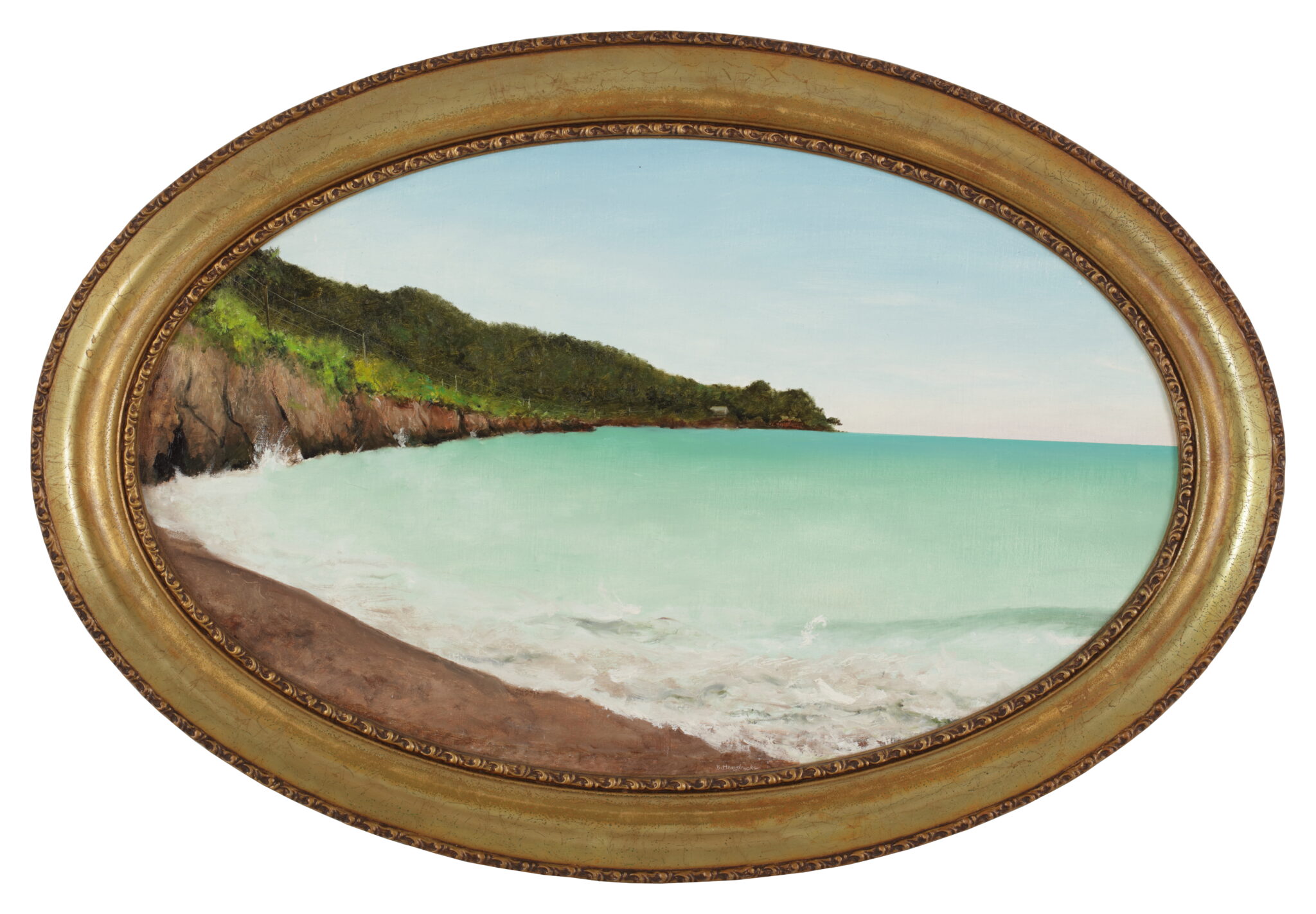 Barkley L. Hendrick, &ldquo;Fort Charles Crocodile,&rdquo; 1998. Oil on canvas