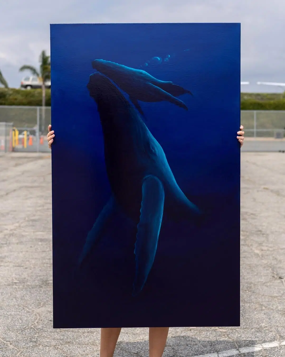 Whale Paintings by Havilah Abrego