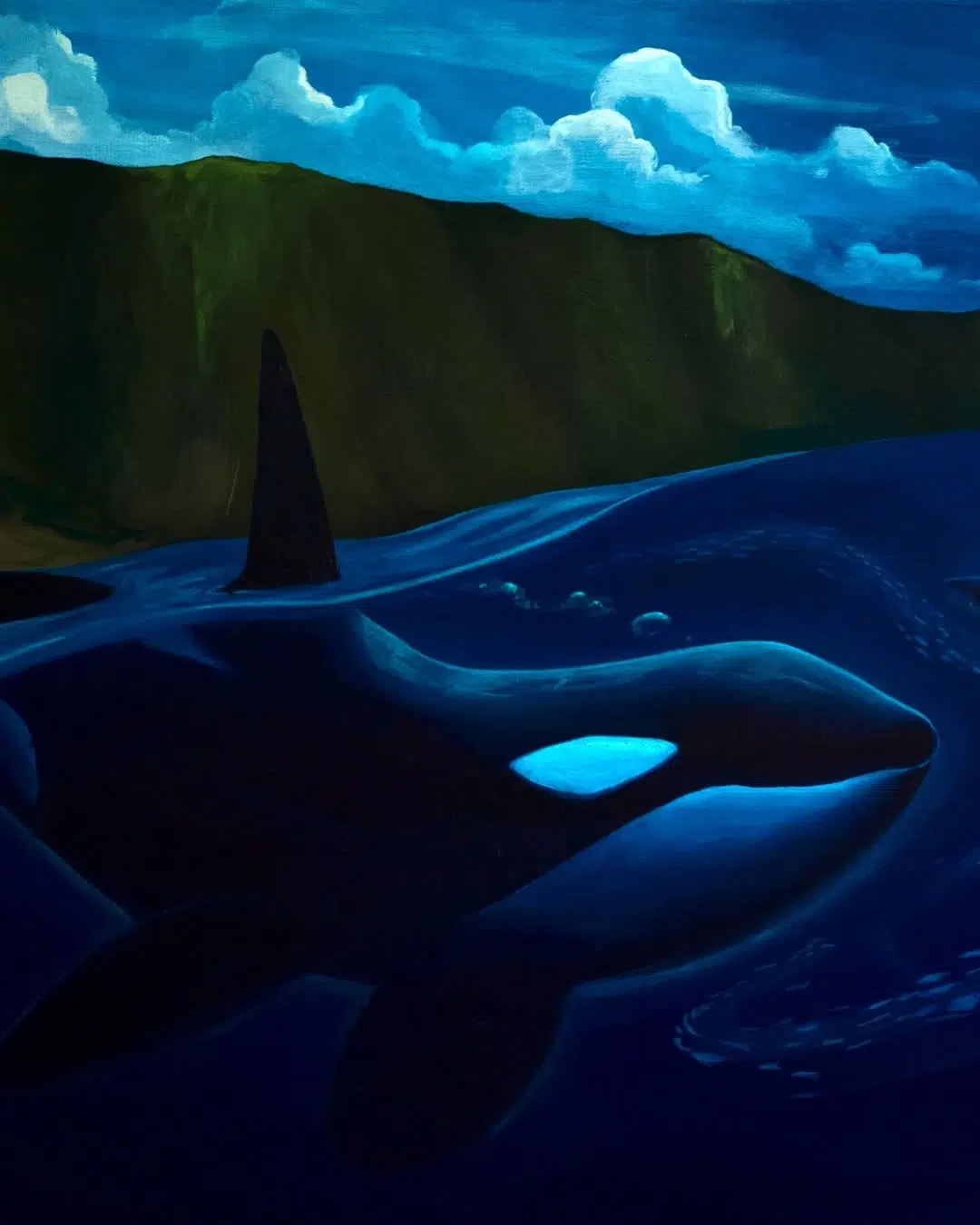 Whale Paintings by Havilah Abrego