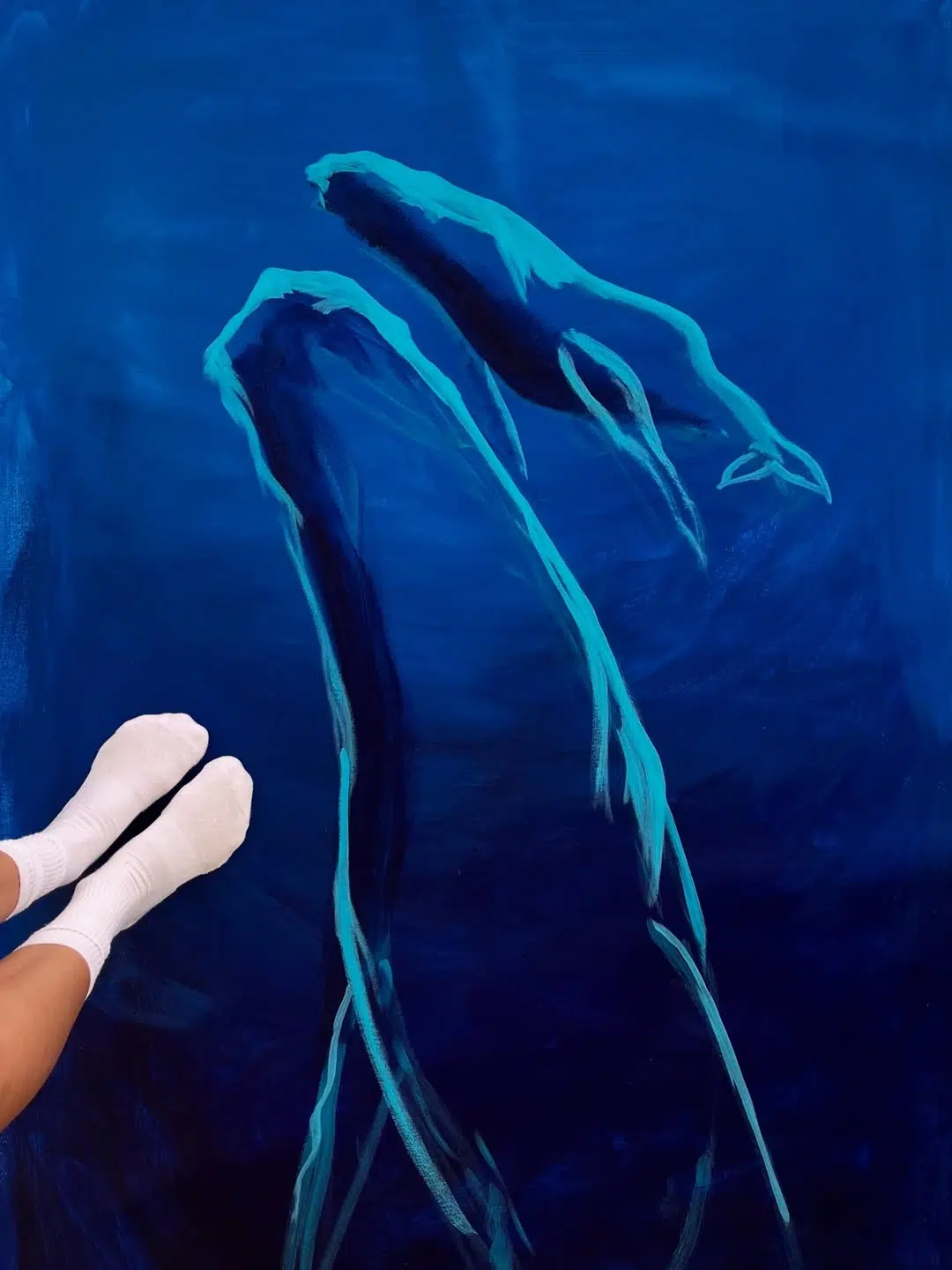 Whale Paintings by Havilah Abrego