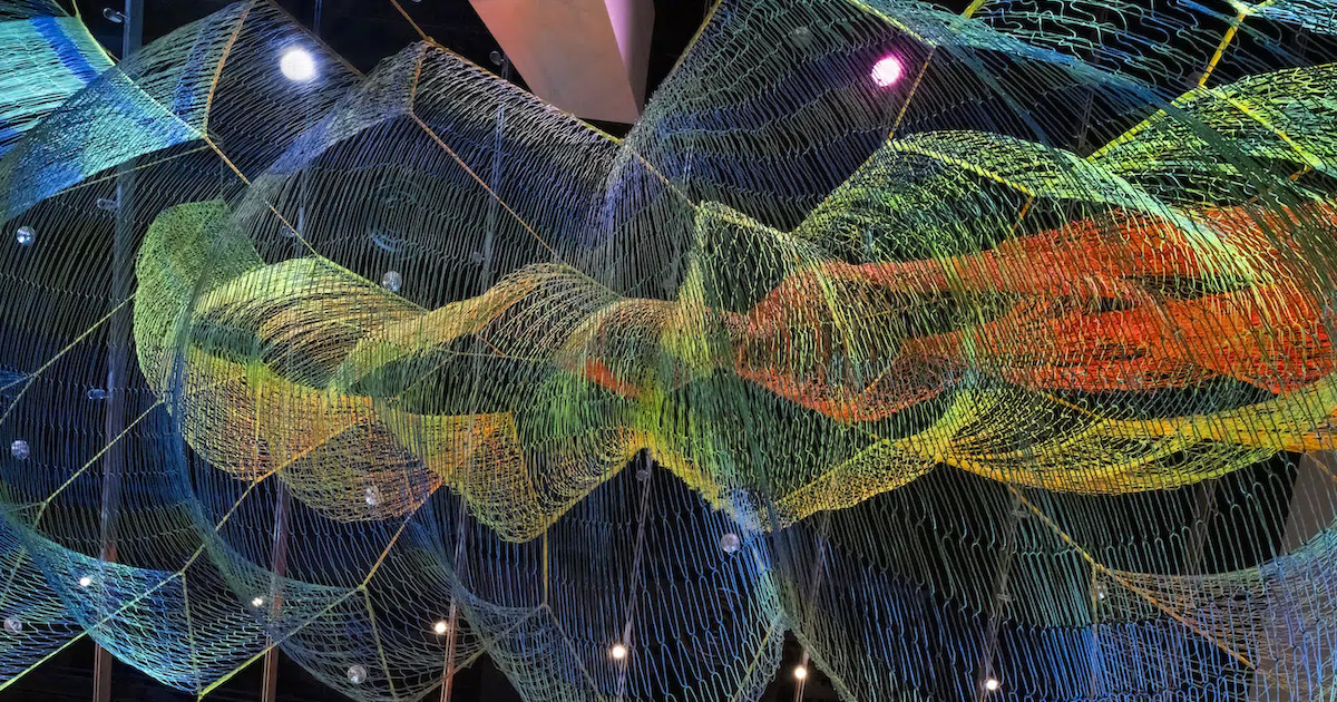 Floating Installation Turns Climate Data Into Immersive Light Experience