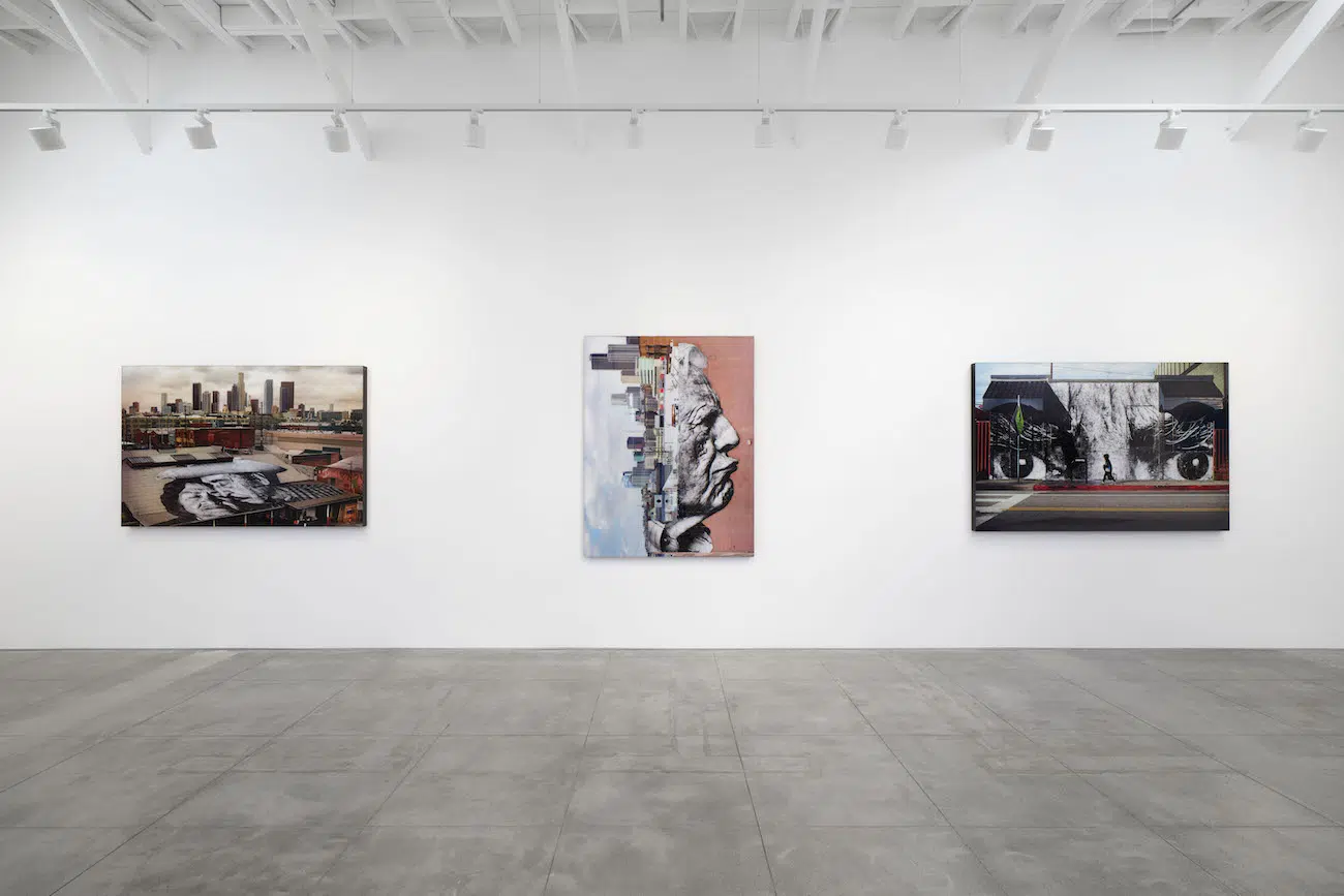 Exhibition view of JR&rsquo;s Horizons at Perrotin Los Angeles, 2026.