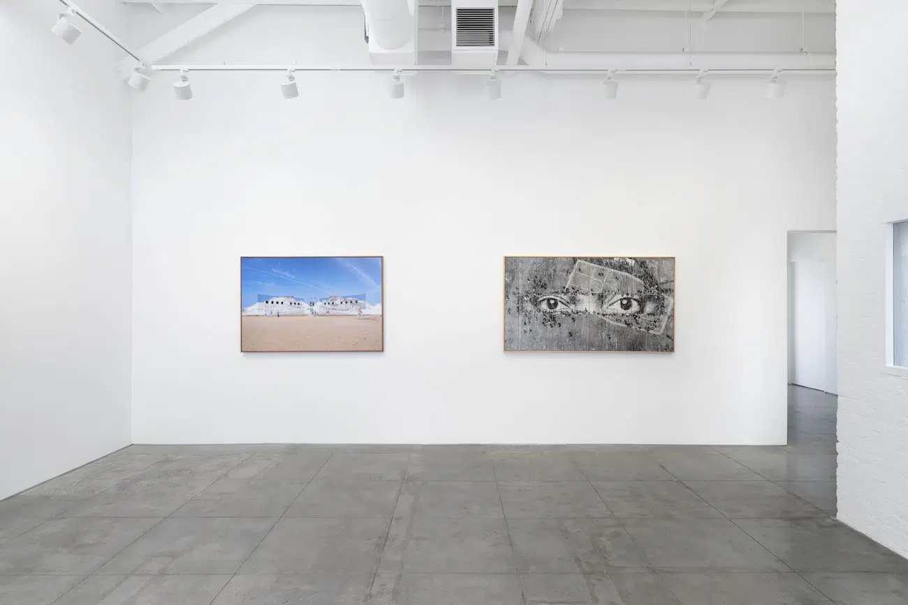 Exhibition view of JR&rsquo;s Horizons at Perrotin Los Angeles, 2026.
