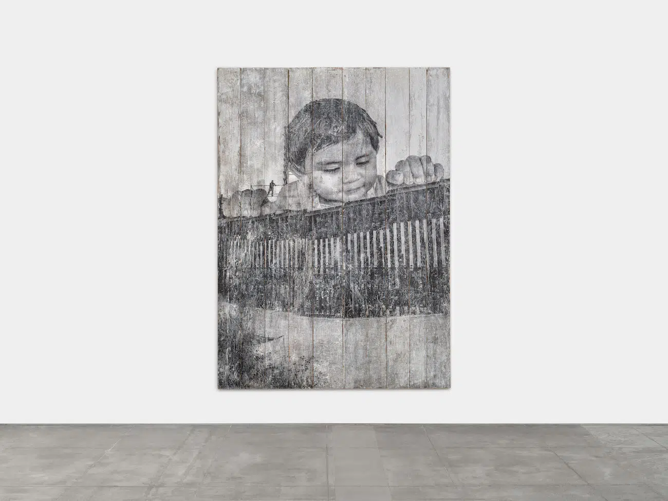 Exhibition view of JR&rsquo;s Horizons at Perrotin Los Angeles, 2026.