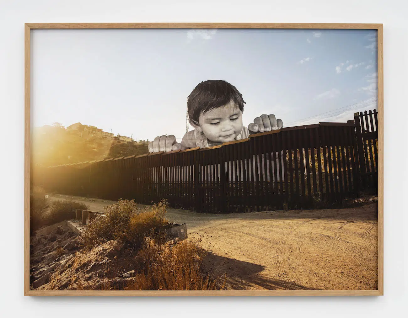 Exhibition view of JR&rsquo;s Horizons at Perrotin Los Angeles, 2026.