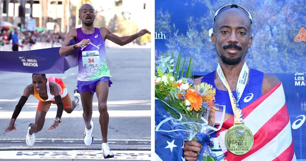 High School Coach Comes From Behind To Win Los Angeles Marathon by 0.01 Seconds