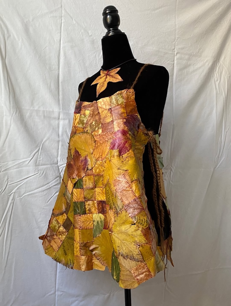 Handmade Leaf Dress by Amanda Meyer