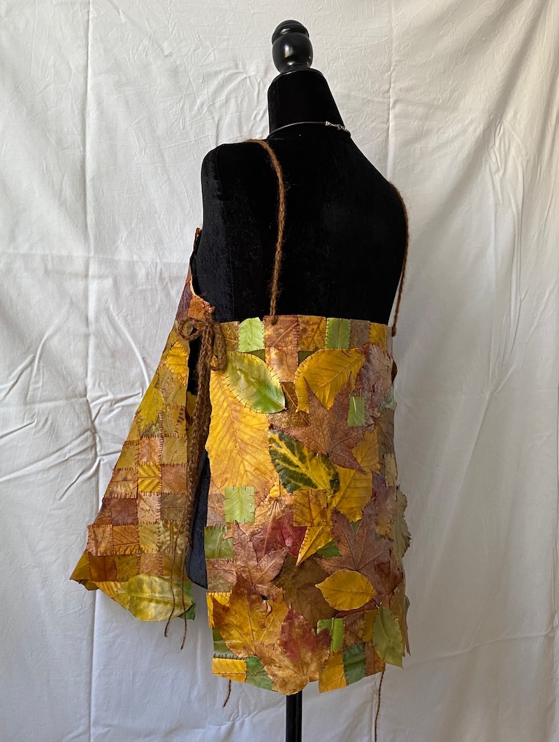 Handmade Leaf Dress by Amanda Meyer