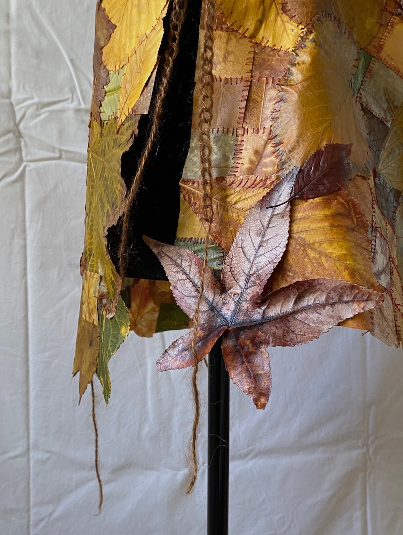 Handmade Leaf Dress by Amanda Meyer
