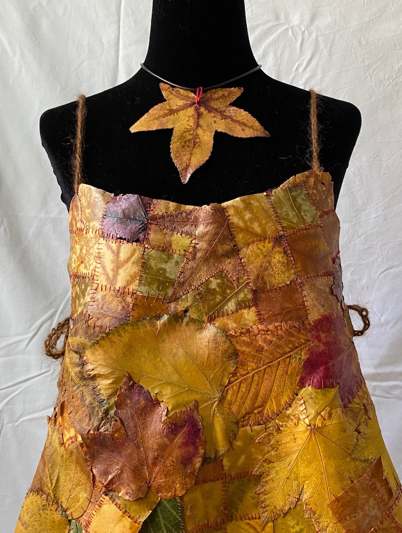 Handmade Leaf Dress by Amanda Meyer